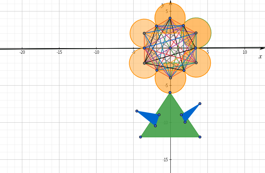 Math Flower Geometry Math flower! | AlgeoMath 알지오매스